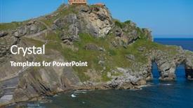  Presentation with san juan puerto rico - Amazing slides having juan gaztelugatxe island view basque backdrop and a  colored foreground