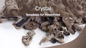  Presentation with ear - Slide deck enhanced with judas - dried jew's-ear background and a  colored foreground