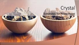  Presentation with rustic wood wooden frame - Slides enhanced with judas - jelly ear and shiitake mushrooms background and a  colored foreground