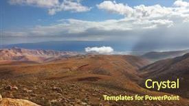  Presentation with january - Presentation enhanced with judean desert in the winter january morning clear the air penetrated by sunlight background and a tawny brown colored foreground
