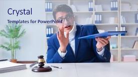  Presentation with renal cancer kidney medical concept - Beautiful slides featuring judge in medical insurance concept backdrop and a lemonade colored foreground