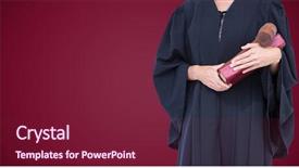  Presentation with maroon - PPT theme enhanced with judge mid section with book background and a violet colored foreground