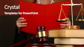  Presentation with verdict - Cool new presentation with judge read verdict on brown background backdrop and a crimson colored foreground