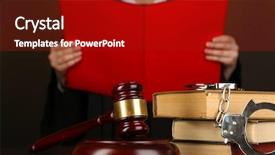  Presentation with verdict - Amazing PPT layouts having part of an old rural log building construction backdrop and a coral colored foreground