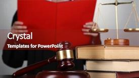  Presentation with verdict - Audience pleasing PPT layouts consisting of judge read verdict on grey background backdrop and a tawny brown colored foreground