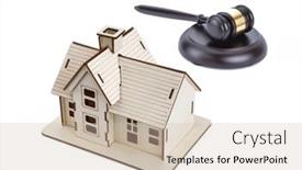  Presentation with auction - Presentation theme consisting of judge-s-house-and-gaval background and a soft green colored foreground