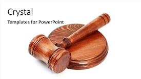  Presentation with courtroom - Audience pleasing presentation consisting of judge's courtroom gavel backdrop and a  colored foreground