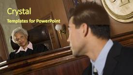 Presentation with courtroom - Theme consisting of each other in courtroom background and a tawny brown colored foreground