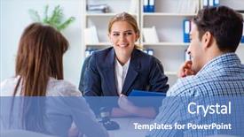  Presentation with marriage and family - Beautiful PPT theme featuring judgment day - young family signing marriage documents backdrop and a teal colored foreground