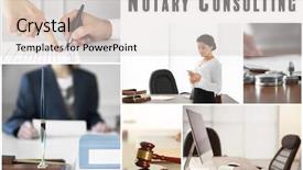  Presentation with judiciary - Cool new theme with judiciary - collage for notary consulting concept backdrop and a light gray colored foreground