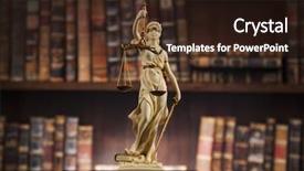  Presentation with judiciary - Presentation theme consisting of judiciary - judge gavel and scales background and a wine colored foreground