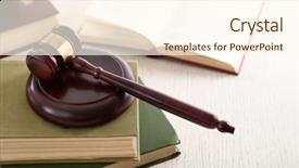  Presentation with closeup of foosball table soccer - Amazing PPT theme having judiciary system - gavel with books on wooden backdrop and a cream colored foreground