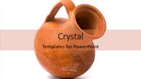  Presentation with simple design white - Presentation theme consisting of jug-on-white-background background and a coral colored foreground