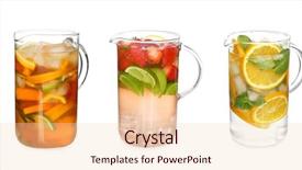  Presentation with glass - Theme featuring jugs on white background ideas background and a lemonade colored foreground