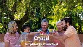  Presentation with family worship - Cool new presentation theme with juice free - happy family enjoying while having backdrop and a  colored foreground