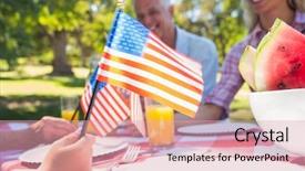  Presentation with holding hands family walking - Amazing presentation design having july - happy family having picnic backdrop and a lemonade colored foreground