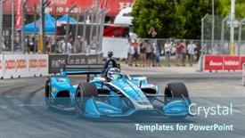  Presentation with max - Slide set with july-12-2019-toronto-ontario background and a ocean colored foreground