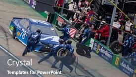  Presentation with pit stop - Presentation theme featuring july-14-2018-sparta-kentucky background and a ocean colored foreground