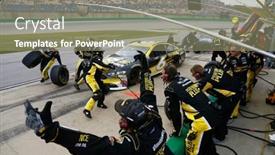  Presentation with car service - Presentation design enhanced with july-14-2018-sparta-kentucky background and a gray colored foreground