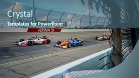  Presentation with newton - Slides consisting of july-17-2020-newton-iowa background and a ocean colored foreground