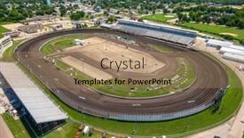  Presentation with fairgrounds - PPT layouts consisting of july-19-2020-knoxville-iowa background and a coral colored foreground