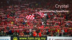  Presentation with liverpool football club - Slides with july-24-2015-shah-alam background and a wine colored foreground