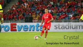  Presentation with liverpool football club - PPT theme featuring july-24-2015-shah-alam background and a yellow colored foreground