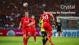  Presentation with liverpool football club - Presentation theme enhanced with july-24-2015-shah-alam background and a wine colored foreground