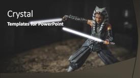  Presentation with star wars - Presentation design consisting of july-31-2022-star-wars background and a dark gray colored foreground