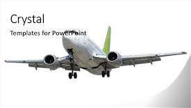  Presentation with clean - Beautiful presentation featuring jumbo - plane isolated on a clean backdrop and a white colored foreground