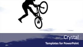  Presentation with bmx - Audience pleasing PPT layouts consisting of red pieces of bark of a tree backdrop and a tawny brown colored foreground