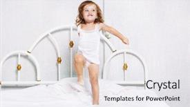  Presentation with active transport gen biology - Presentation theme enhanced with jumping baby - active toddler girl dancing background and a white colored foreground
