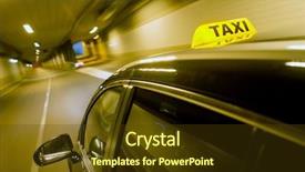  Presentation with ramp - PPT layouts with junction and exit ramp background and a tawny brown colored foreground