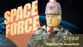  Presentation with trump - Slide set having june-19-2018-caricature background and a tawny brown colored foreground