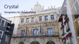  Presentation with enchanted - Audience pleasing theme consisting of june 2016 - enchanted city of cuenca backdrop and a  colored foreground