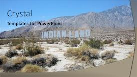  Presentation with indian art - Colorful presentation theme enhanced with june-6-2021-palm-springs backdrop and a light blue colored foreground