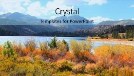  Presentation with june - PPT layouts featuring june lake in eastern sierra mountains background and a light blue colored foreground