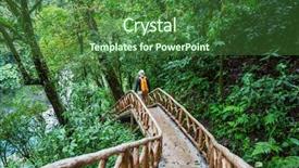  Presentation with central america - Cool new presentation with jungle costa rica central america backdrop and a forest green colored foreground