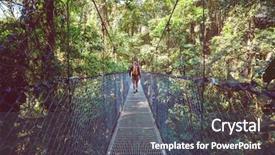  Presentation with central america - Amazing theme having jungle costa rica central america backdrop and a  colored foreground