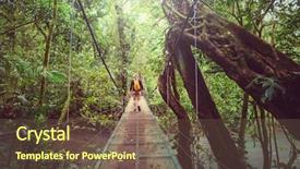  Presentation with central america - Cool new theme with jungle costa rica central america backdrop and a tawny brown colored foreground