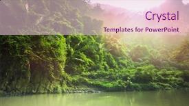  Presentation with jungle - Beautiful slide deck featuring jungle in vietnam backdrop and a lemonade colored foreground