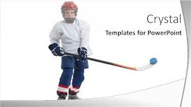  Presentation with ice hockey - PPT layouts featuring junior-ice-hockey-player-child background and a white colored foreground
