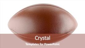  Presentation with grunge american football field - Theme with junior league - american football ball isolated background and a  colored foreground