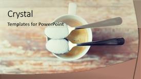  Presentation with junk food - Audience pleasing theme consisting of unhealthy eating concept - close backdrop and a soft green colored foreground