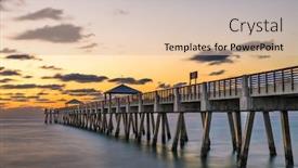  Presentation with florida beach - PPT layouts having juno-florida-usa background and a lemonade colored foreground