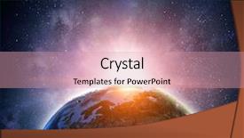  Presentation with jupiter - Theme enhanced with jupiter - our unique world background and a coral colored foreground