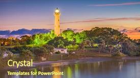  Presentation with jupiter - Slide set with jupiter florida usa at jupiter background and a tawny brown colored foreground