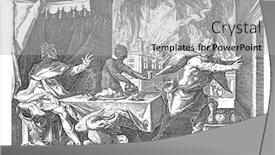  Presentation with jupiter - PPT layouts enhanced with jupiter-sits-at-the-table background and a light gray colored foreground