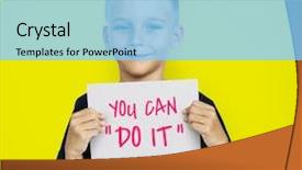  Presentation with roman columns - Theme featuring jupiter's temple ancient roman background and a light blue colored foreground