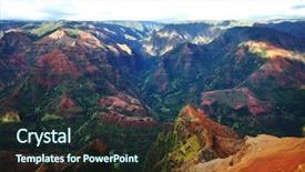  Presentation with kauai hawaii - Amazing slide deck having jurassic park - waimea canyon kauai hawaii backdrop and a tawny brown colored foreground